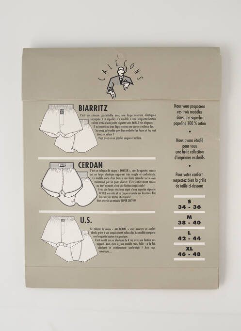 Caleçon rouge ACHILE pour homme