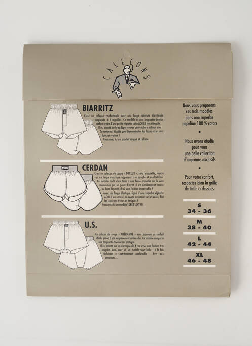 Caleçon rouge ACHILE pour homme