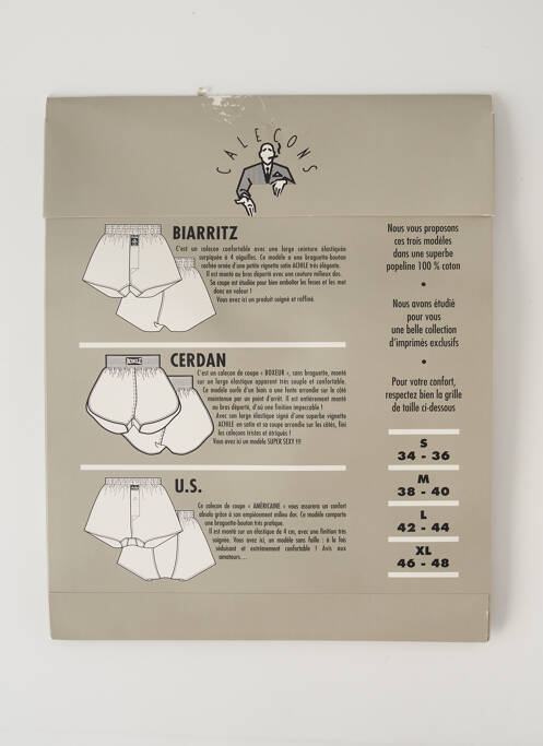 Caleçon rouge ACHILE pour homme