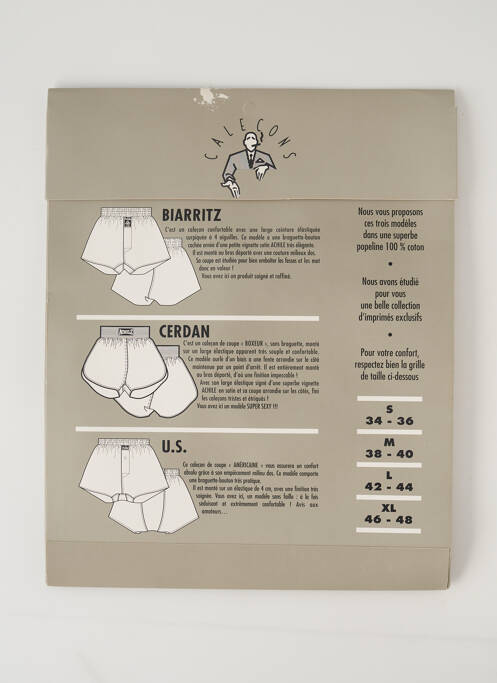 Caleçon rouge ACHILE pour homme