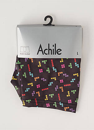 Boxer elastique à la taille noir ACHILE homme