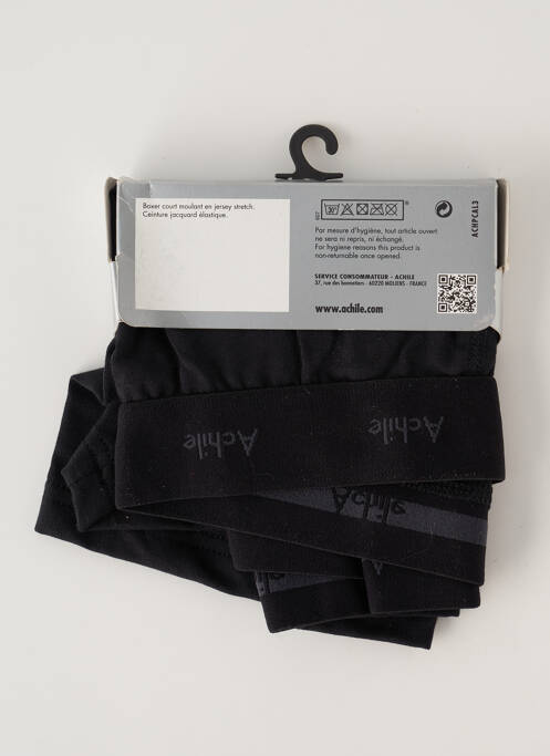 Boxer noir ACHILE pour homme