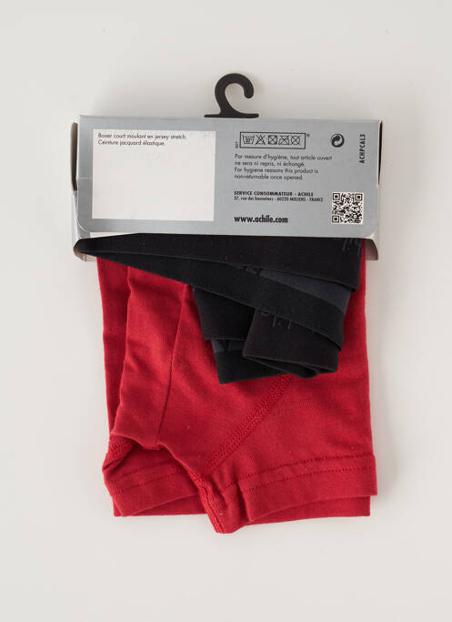 Boxer rouge ACHILE pour homme