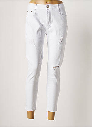 Jeans coupe slim blanc G-SMACK pour femme