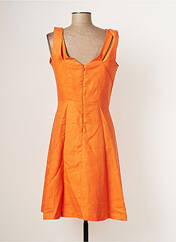 Robe mi-longue orange PAUL BRIAL pour femme seconde vue