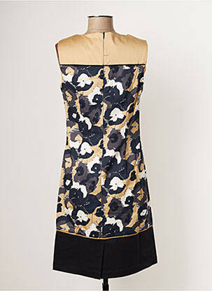 Robe mi-longue sans manche sans manche beige PAUL BRIAL femme