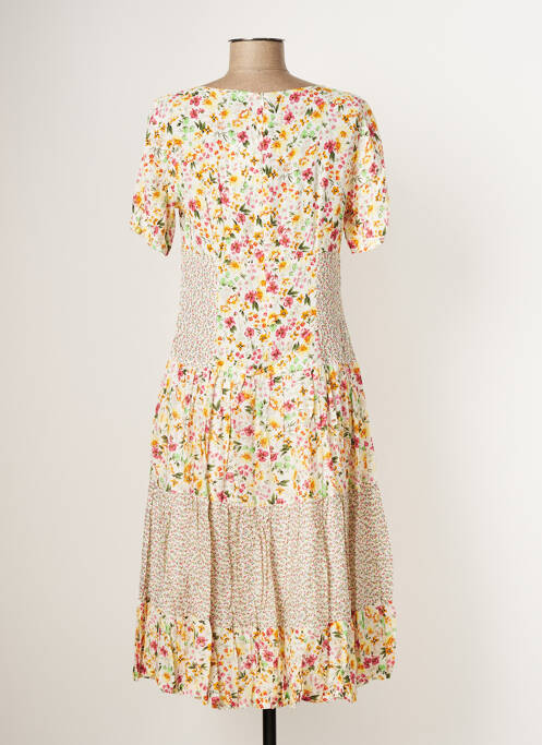 Robe mi-longue blanc PAUL BRIAL pour femme