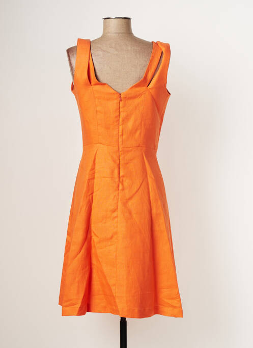 Robe mi-longue orange PAUL BRIAL femme