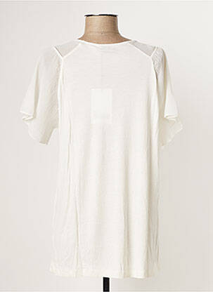 T-shirt col rond manches courtes beige PAUL BRIAL femme