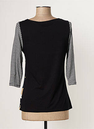 T-shirt manches 3/4 manches 3/4 noir PAUL BRIAL femme