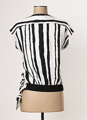 Blouse manches courtes manches courtes noir PAUL BRIAL femme