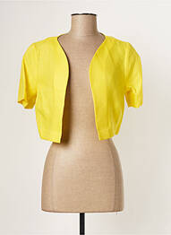 Boléro manches courtes jaune PAUL BRIAL femme