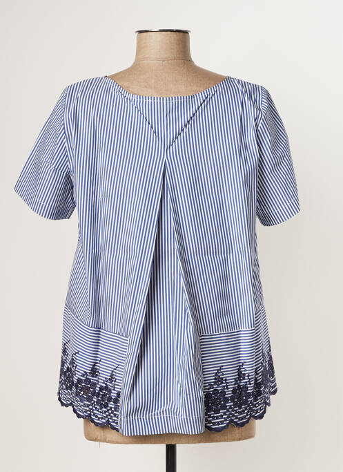 Top bleu PAUL BRIAL pour femme