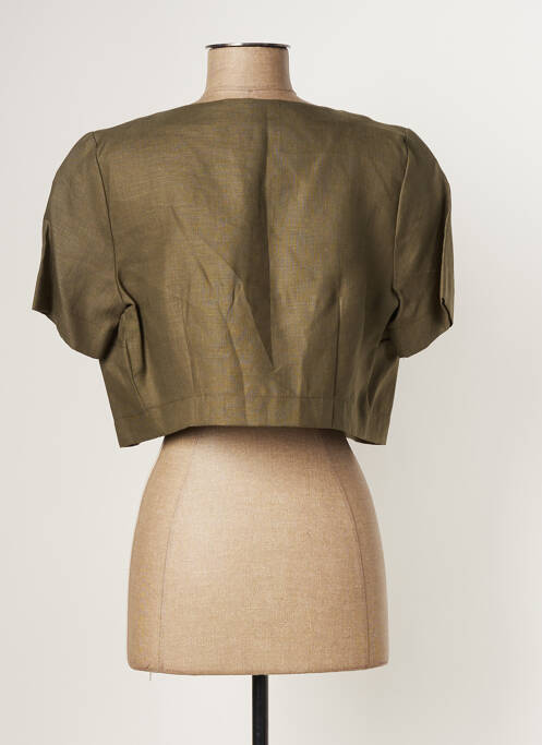 Boléro vert PAUL BRIAL pour femme