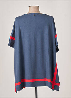 T-shirt coupe droite manches courtes bleu MALOKA femme
