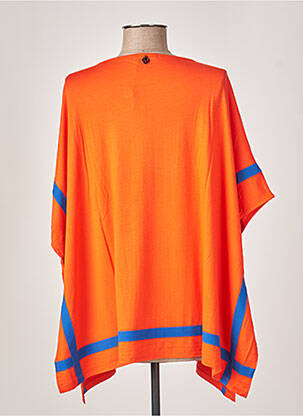 T-shirt coupe droite manches courtes orange MALOKA femme