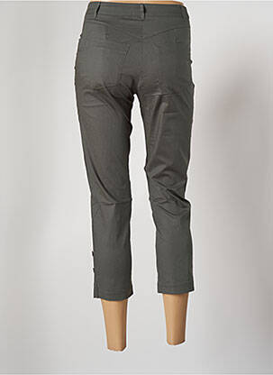Pantacourt stretch taille normale vert MALOKA femme