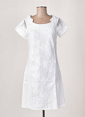 Robe courte blanc MALOKA pour femme seconde vue