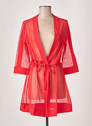 Veste kimono rouge MALOKA pour femme