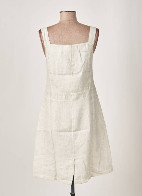 Robe mi-longue beige MALOKA pour femme