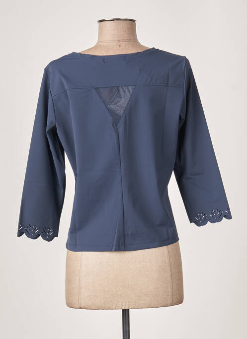 Veste casual bleu MALOKA pour femme