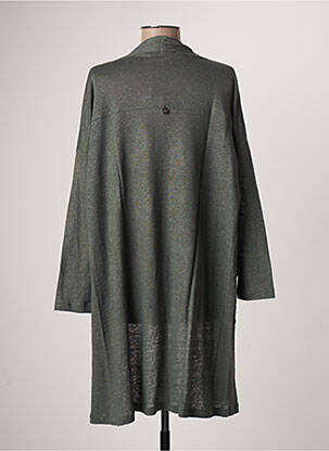 Gilet manches longues stretch vert MALOKA femme