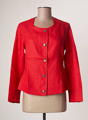 Veste casual rouge MALOKA pour femme