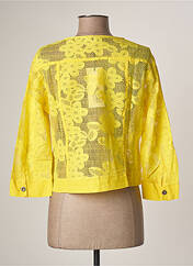 Veste casual jaune MALOKA pour femme seconde vue
