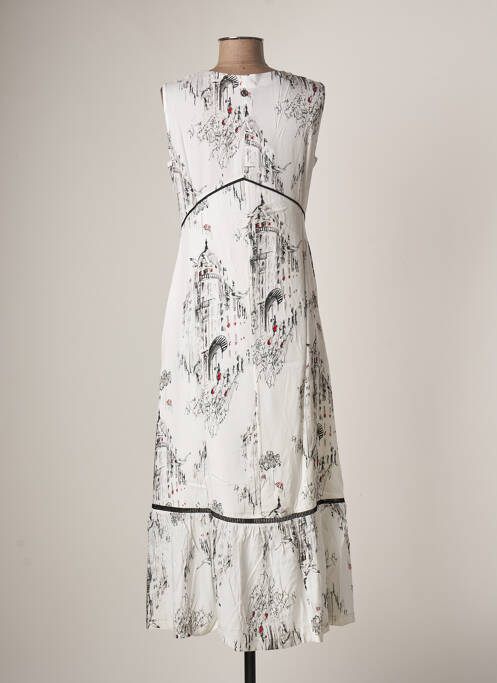 Robe longue blanc MALOKA pour femme