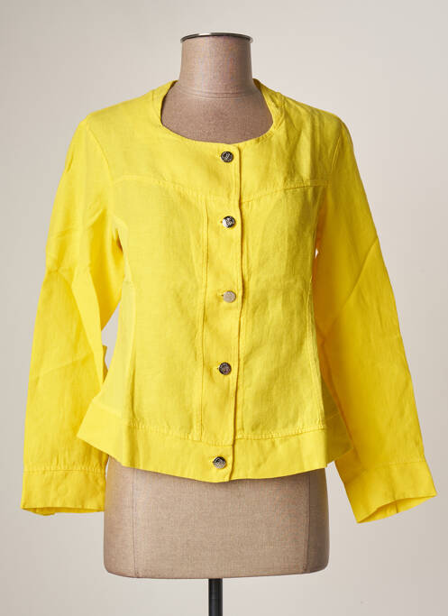 Veste casual jaune MALOKA pour femme