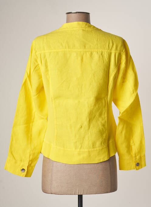 Veste casual jaune MALOKA pour femme