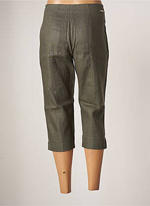 Pantacourt coupe droite taille normale vert MALOKA femme