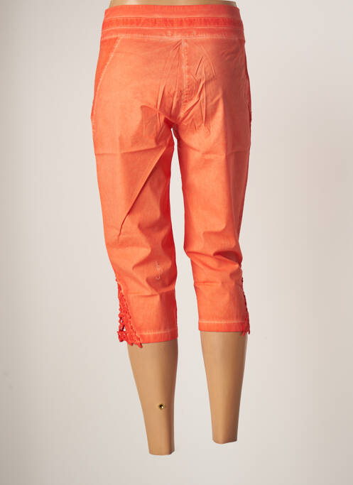 Pantacourt orange MALOKA femme