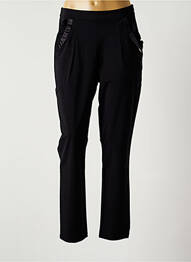 Pantalon slim stretch taille normale noir MALOKA femme