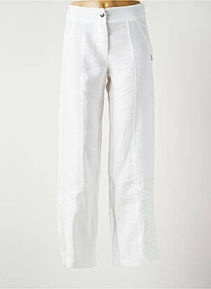 Pantalon large blanc MALOKA pour femme
