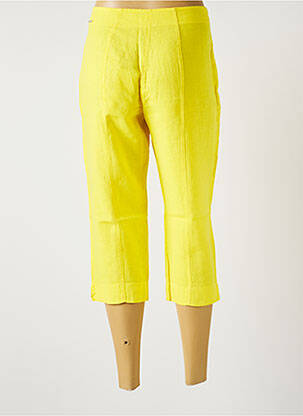 Pantacourt taille normale taille normale jaune MALOKA femme