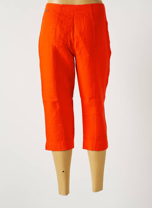 Pantacourt orange MALOKA pour femme