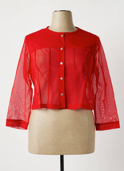 Veste casual rouge MALOKA pour femme
