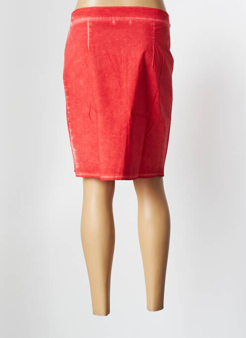 Jupe mi-longue rouge MALOKA pour femme