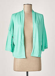Veste casual coupe cintrée vert MALOKA femme