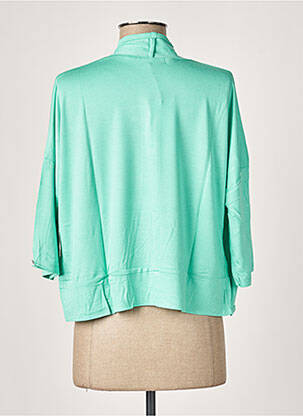 Veste casual coupe cintrée vert MALOKA femme
