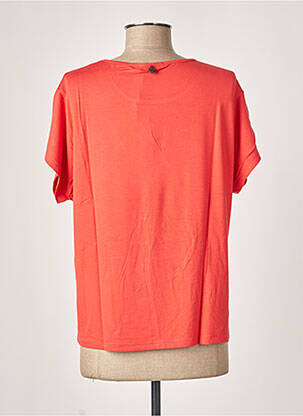 T-shirt stretch manches courtes rouge MALOKA femme