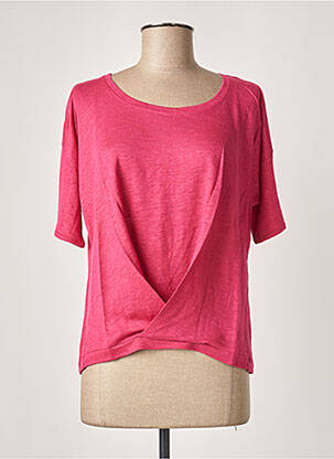 T-shirt rose MALOKA pour femme