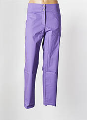 Pantalon 7/8 violet MALOKA pour femme seconde vue