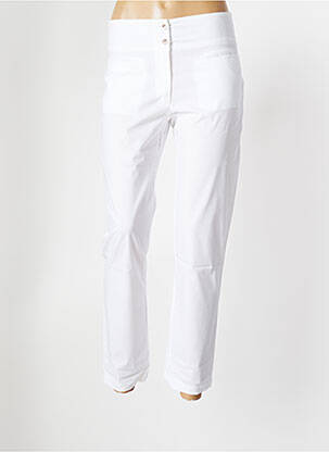 Pantalon 7/8 blanc MALOKA pour femme