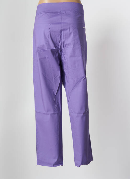 Pantalon 7/8 violet MALOKA pour femme