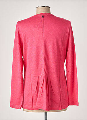 Gilet manches longues stretch rose MALOKA femme