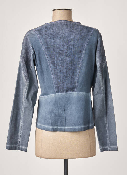 Veste casual bleu MALOKA pour femme
