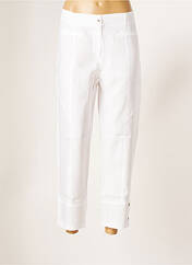 Pantalon 7/8 blanc MALOKA pour femme seconde vue