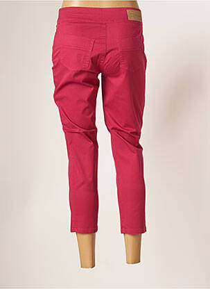 Pantacourt stretch taille normale violet MALOKA femme